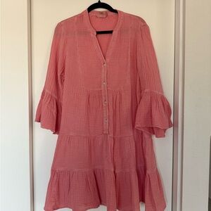 Faherty Dune Cotton Kasey Gauze Dress